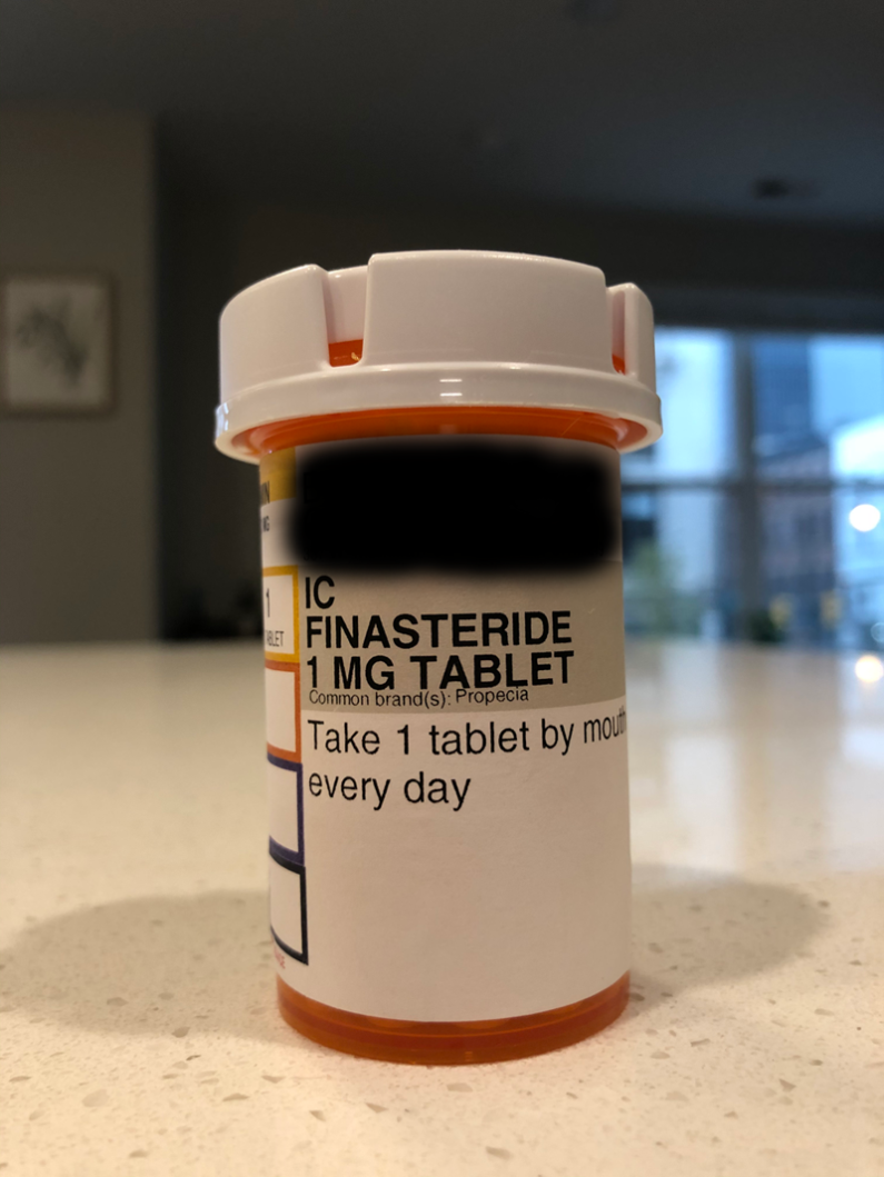 Finasteride prescription (1mg tablet)