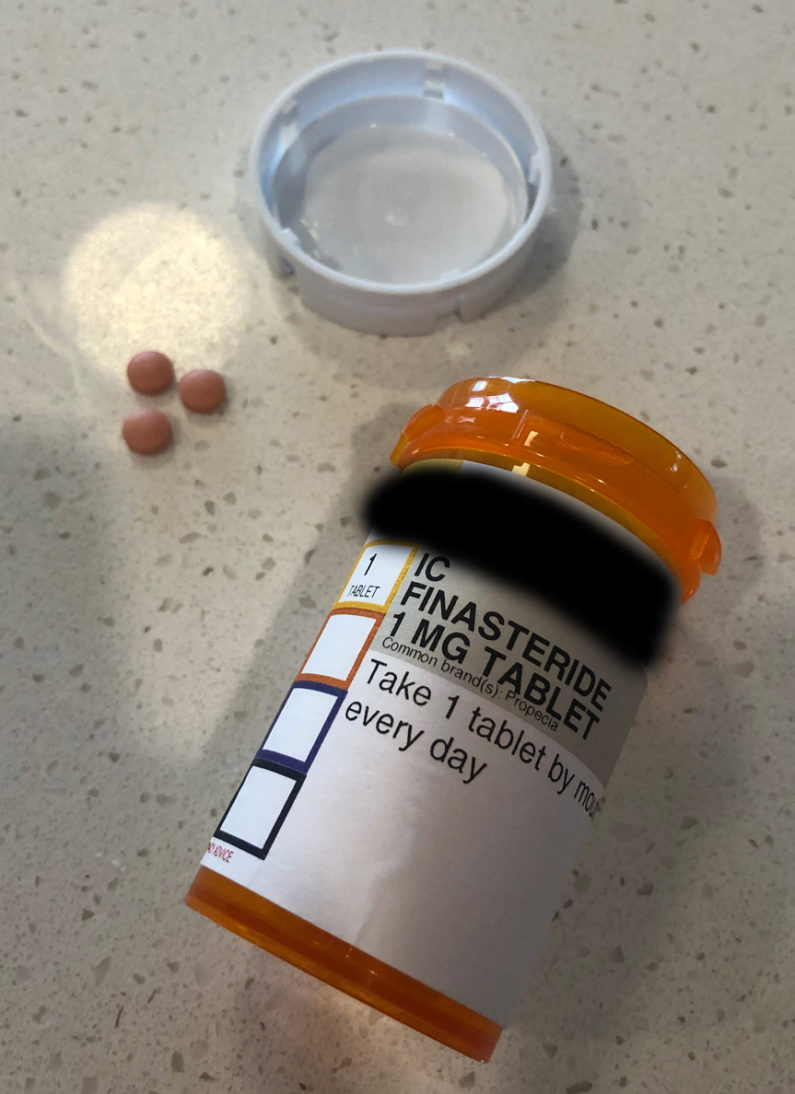 I started taking Finasteride